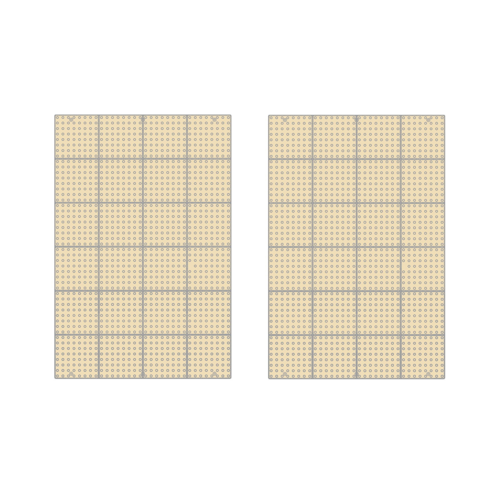 牆面拼插遊戲板(800L X 1200H *2)__ME12838